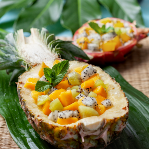 Tropische ananas bowl