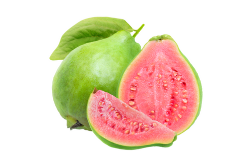 Guave met wit achtergrond, Exotisch Fruit