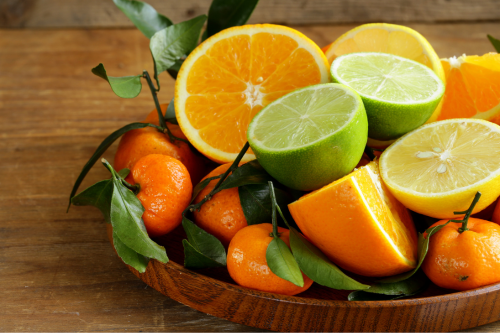 Fruitschaal met citrusvruchten
